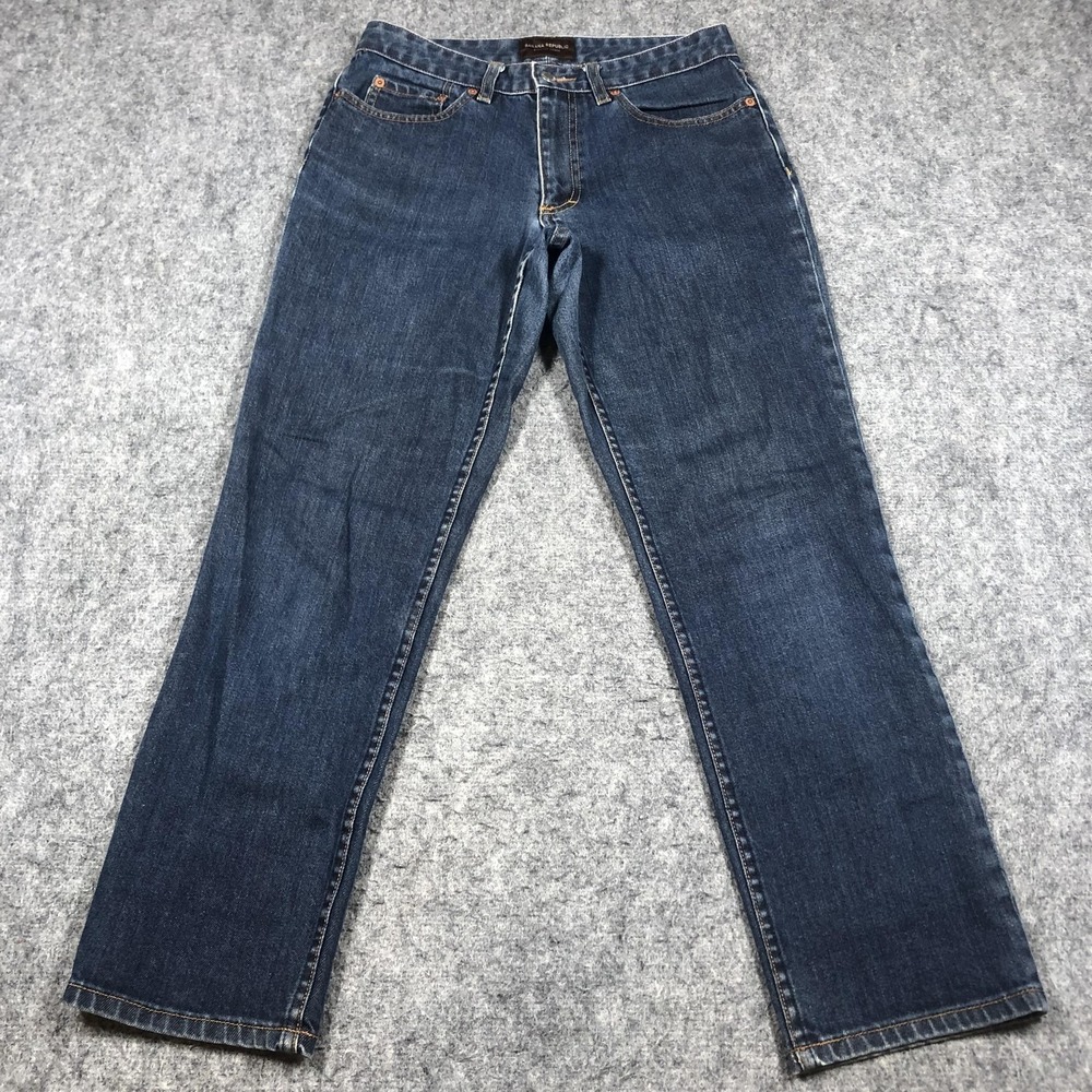 Banana Republic Jeans Womens 6R Medium Wash High‎ Rise Straight Stretch Denim
